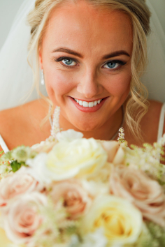 Beautiful bride with Bouquet