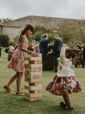 Giant Jenga for wedding entertainment by Rent-event